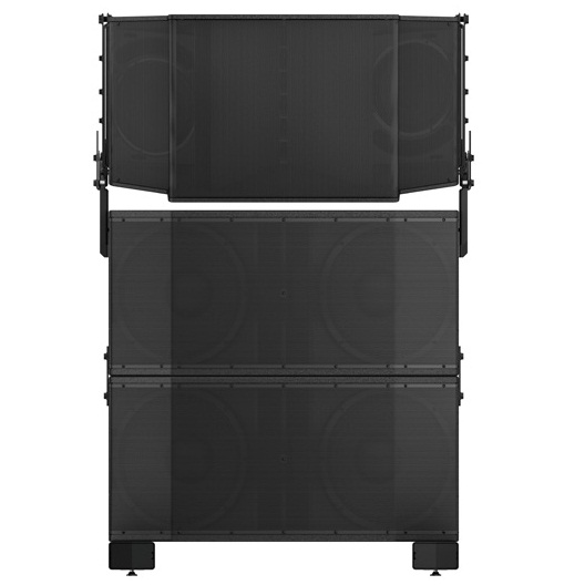 2 SUBWOOFER GROUNDSTACK WITH 1 ROOMMATCH MODULE